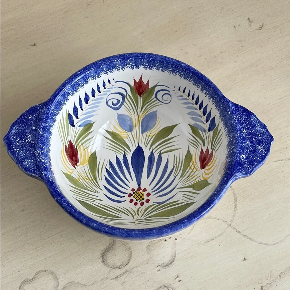 HB HENRIOT HANDPAINTED ADAM Ceramic BOWL